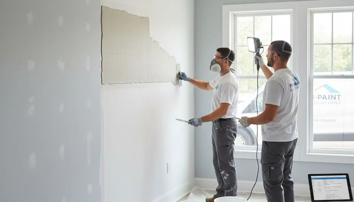 Professional drywall repair and wall restoration by expert painters in Loveland, CO home