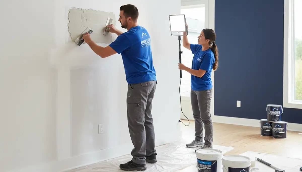 Drywall repair and wall restoration by expert painters in Loveland, CO home interior