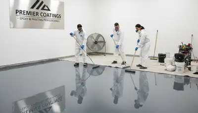 Professional epoxy garage floor coating in Loveland, CO for durable residential surfaces