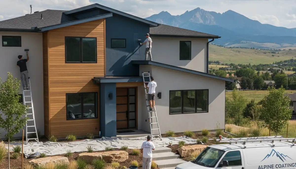 Loveland, CO house painters providing professional interior and exterior painting services