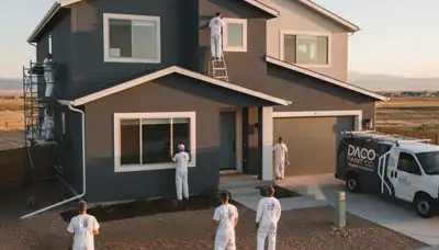 Loveland, CO house painters providing professional exterior and interior painting services