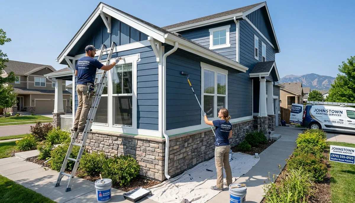 Professional house painters providing exterior painting services in Loveland, CO