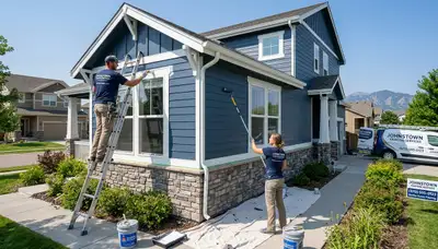 Professional house painters providing exterior painting services in Loveland, CO