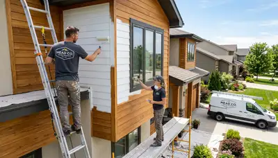 Professional house painting service in Loveland CO showcasing exterior home paint finish